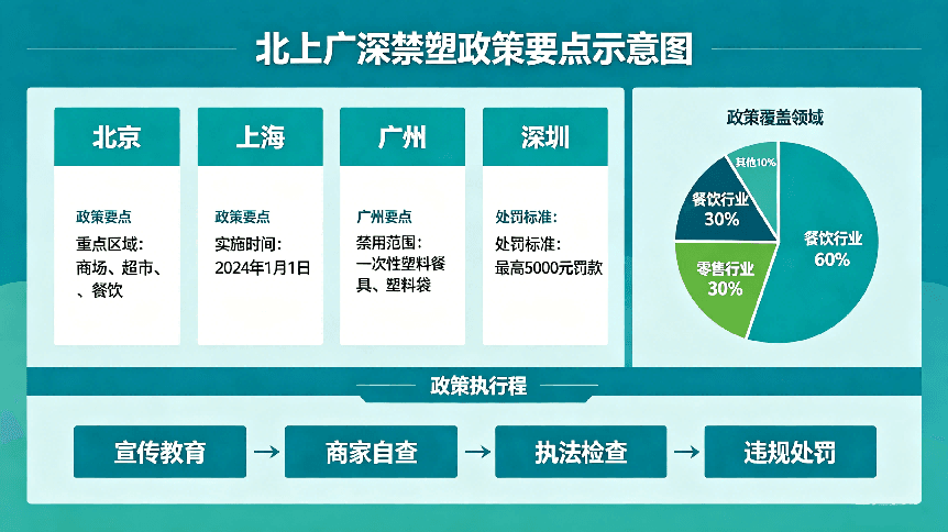北上广深同步加码禁塑,食品包装环保要求再升级