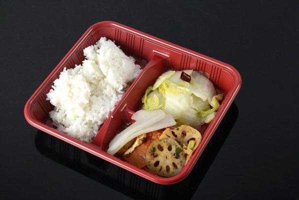 LZ-03-1（红黑三格饭盒） 缩略图